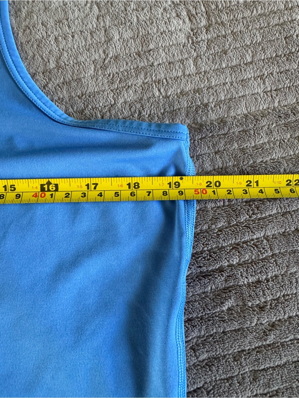Under Armour Bright Blue Women's Racerback Tank - Picture 4 of 7